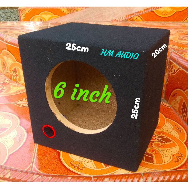 Box Speaker Subwofer 6 inch box speaker 6 inch bungkus karpet
