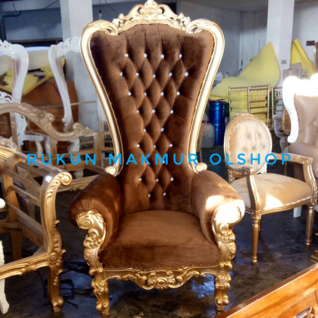 Kursi Sofa Photoboth Pelaminan Syahrini T180 Duco Bludru