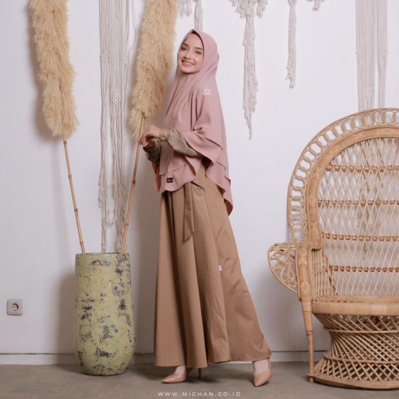 DHIRA DRESS MICHAN HIJAB GAMIS MICHAN