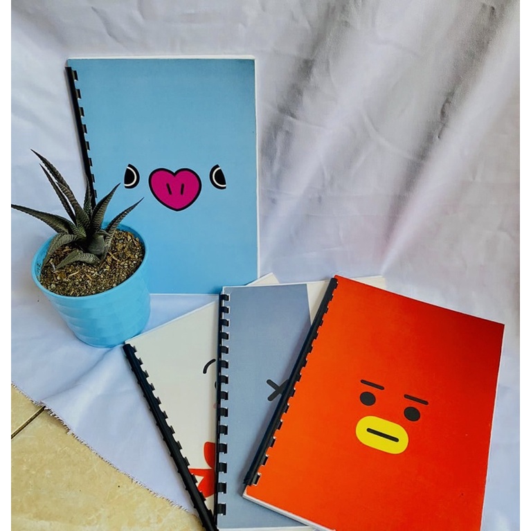 

[READY] Buku Sketsa/Notebook A5 Karakter BT21
