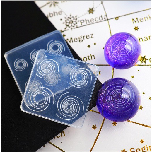Cetakan Resin Efek Tata  Surya  Bintang Galaksi UV Resin 