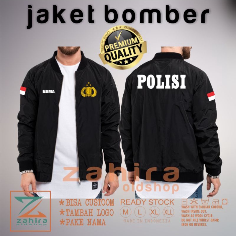 Jaket bomber polisi jaket polisi bomber polisi