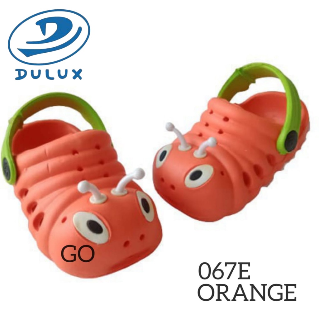 gof DULUX 067 Sandal Anak Baim Ulat Sandal Anak Lelaki Perempuan Terlaris Sandal Bayi Tali Belakang