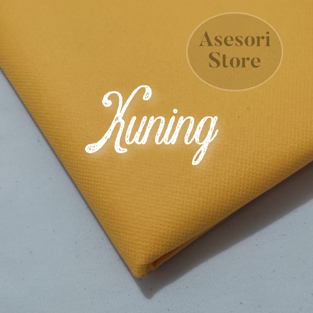 Kain spunbond buket warna KUNING