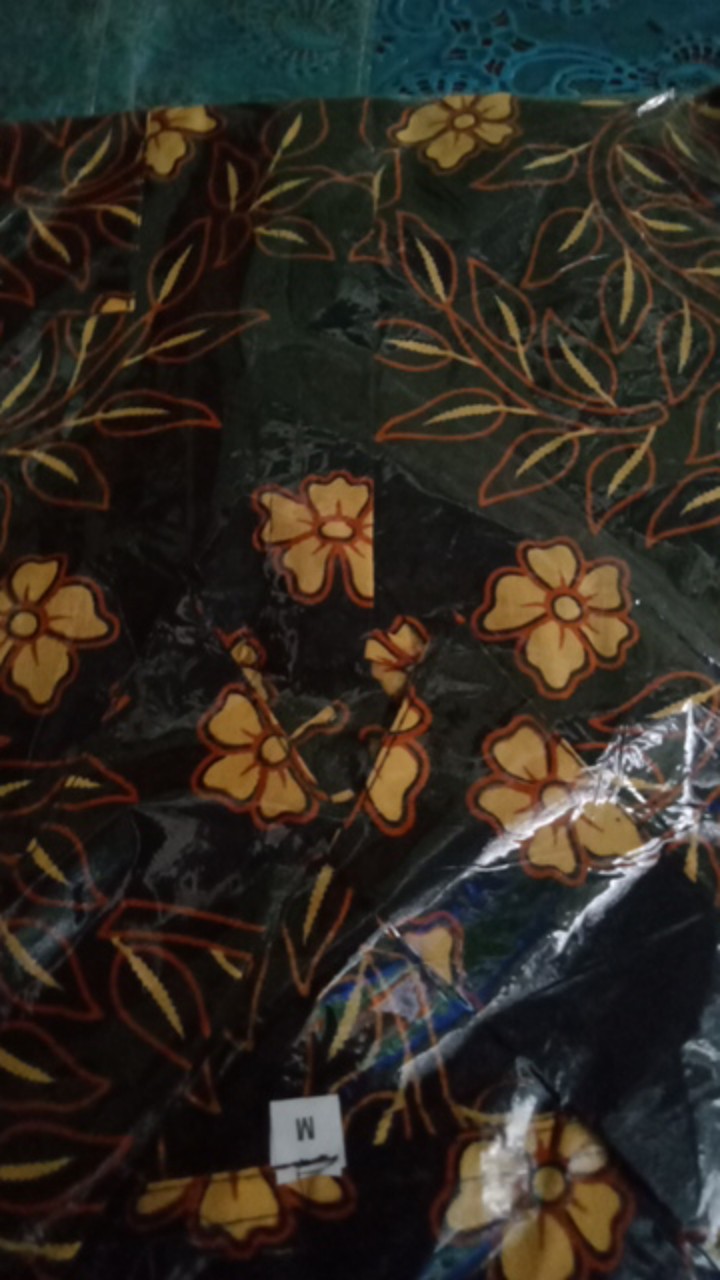 Bswart Batik Hrb026 Kenongo Hem Pendek Padi Pekalongan M L Xl Batik