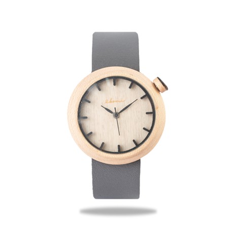 Eboni - Jam Tangan Kayu Mini Maple 2.0 Grey / Wooden Watches