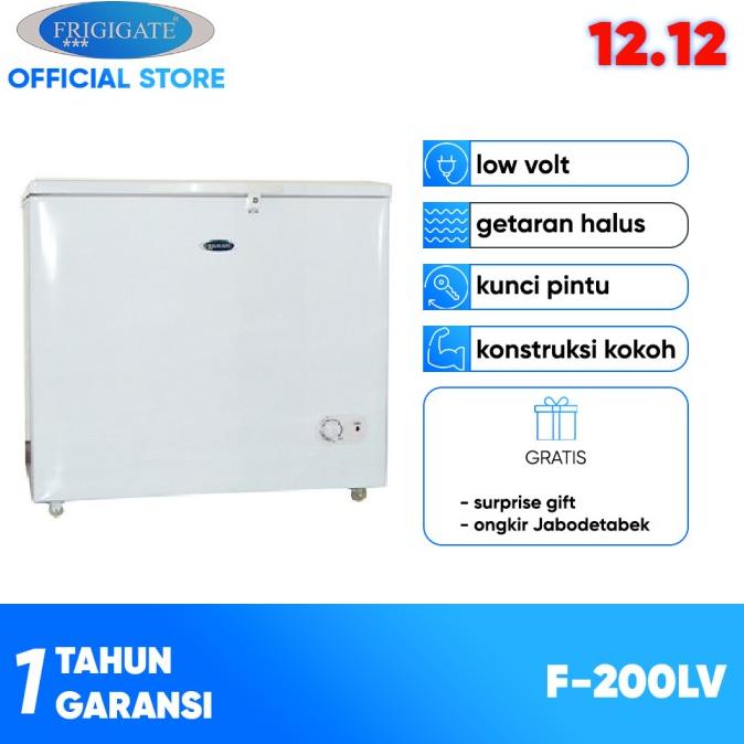 Frigigate CF-200 LV Chest Freezer 200 Liter --Termurah--