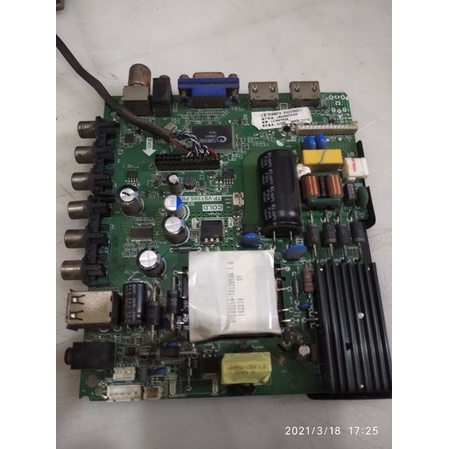 MB - mesin TV - mainboard tv led Sanyo Aqua LE 40AQT8300 - 40 AQT 8300