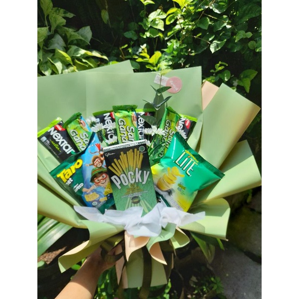 

Buket Snack Hijau