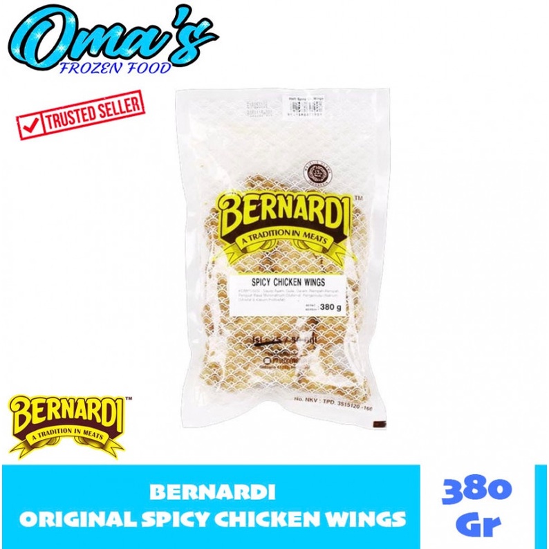 

BERNARDI ORIGINAL SPICY CHICKEN WINGS 350 GR