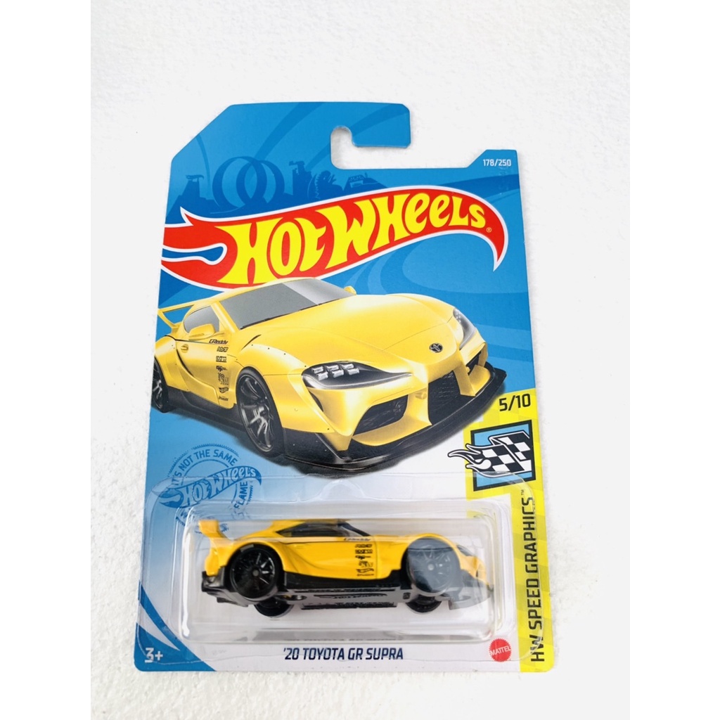 HOTWHEELS HOT WHEELS 20 TOYOTA GR SUPRA KUNING HW SPEED GRAPHICS LOT A 2022 DIECAST MINIATUR MOBIL M