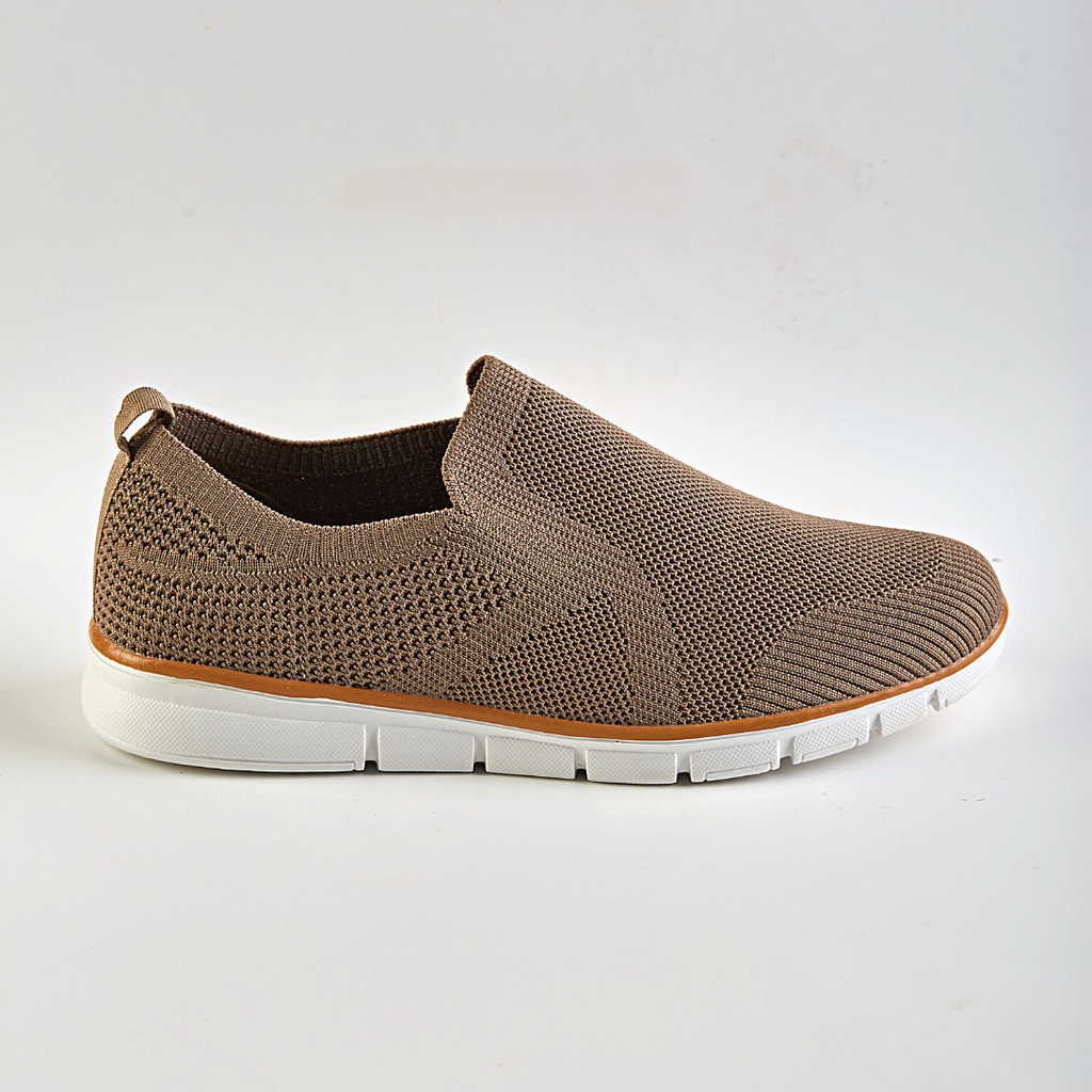 Dans Rigel Sepatu Slip On Pria - Khaki