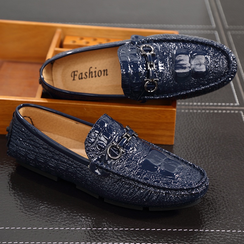 COD Fashion Sepatu Pria Kasual Loafers Import Sepatu Formal Slip On Keren Sepatu Kantor Tanpa Tali Santai Kerja 106