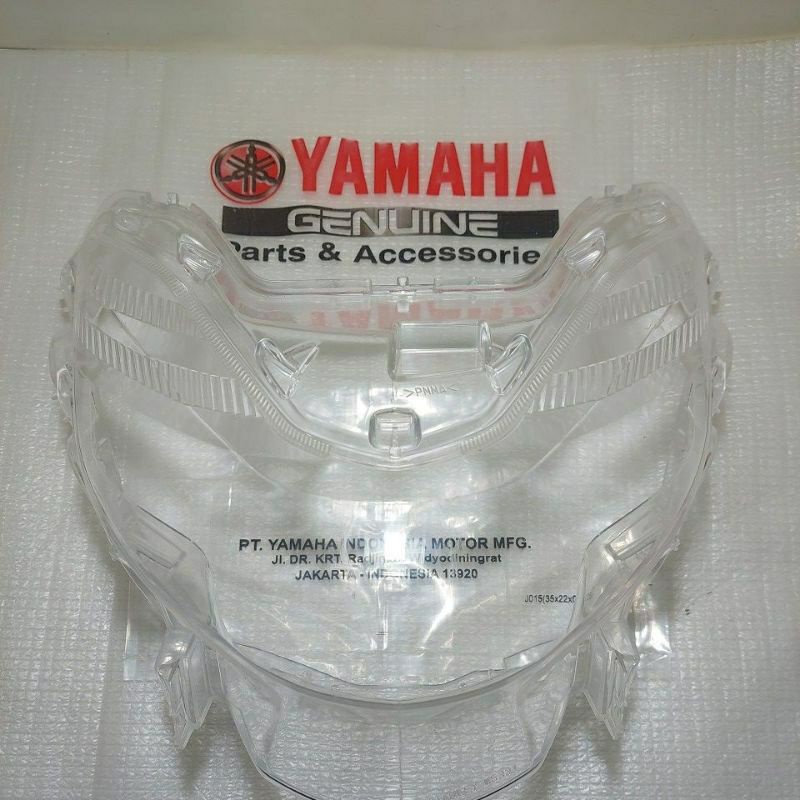 mika kaca lampu depan yamaha gear 125 original stanley kaca reflektor original