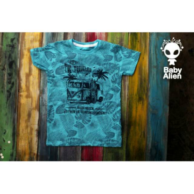 Kaos Branded Baby Alien Beach