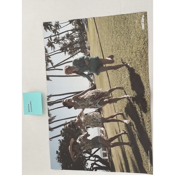 blackpink summer diary in hawaii folded poster