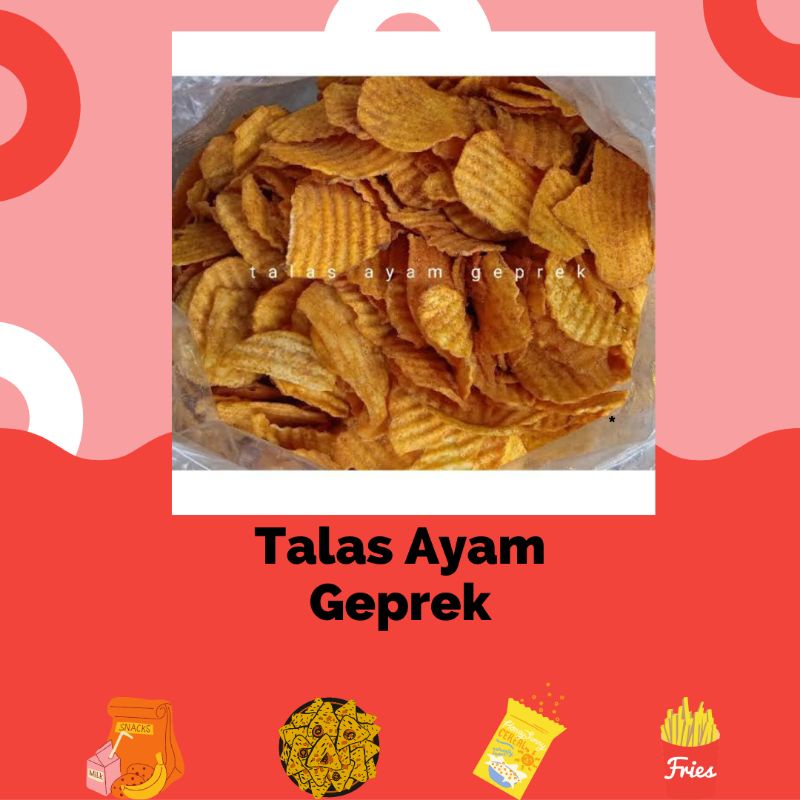 

Kripik Talas Rasa Ayam Geprek Jagung Manis - Aneka Keripik Rasa - Snack Cemilan Jajanan Kiloan - Grosir Snack