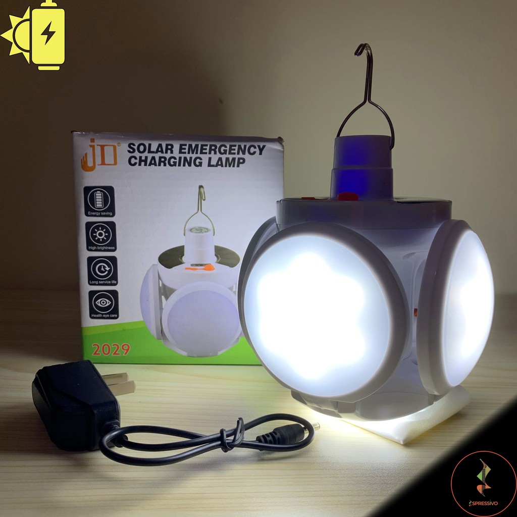 Lampu Darurat Tenaga Surya 5 Mode Expandable Cakupan Cahaya Luas