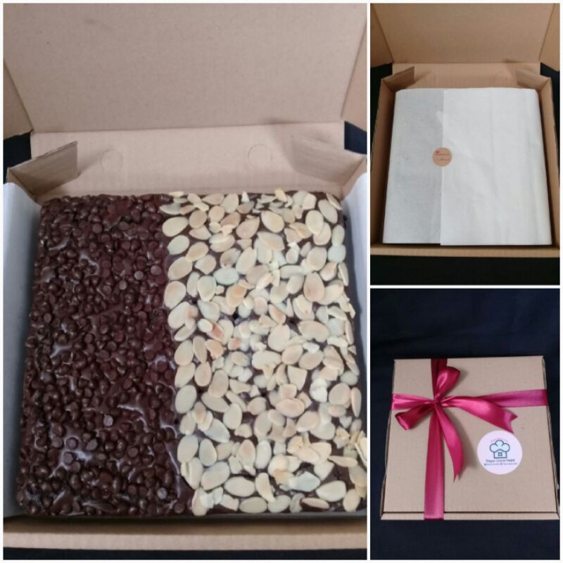 

fudgy brownies 20x20 brownies panggang