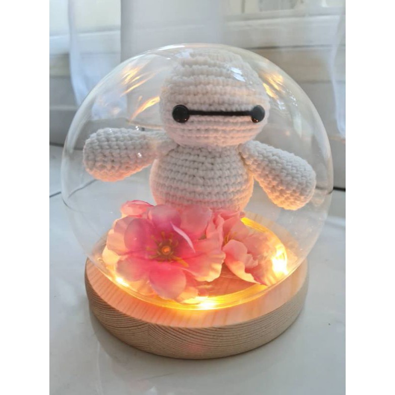 Glass Dome Amigurami crochet bigmax