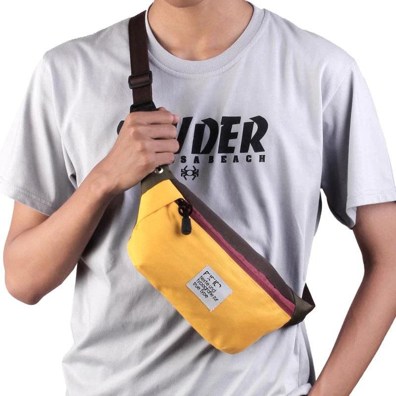 Waist Bag Tas Selempang Sling Pinggang Pria Wanita Cowok Cewek Waistbag Slingbag Keren Branded Murah