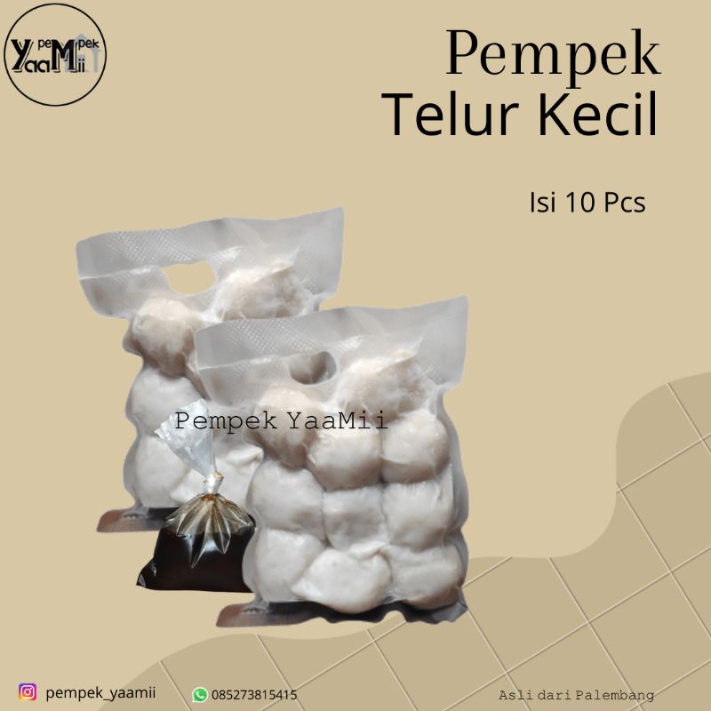 

Paket Pempek Telur Kecil 10 pcs/pempek frozen