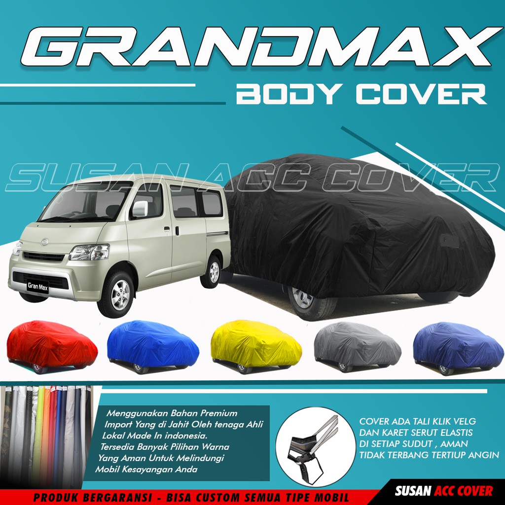 Body Cover OUTDOOR PREMIUM GRANDMAX / Sarung Mobil Grand Max / Cover Mobil GrandMax / Mobil Grandmax