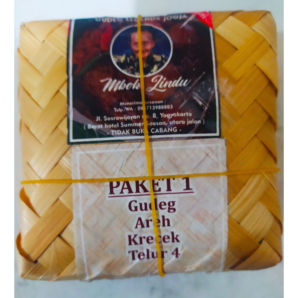 GUDEG MBAH LINDU FROZEN PAKET 1 MAKANAN KHAS JOGJA LEGENDARIS