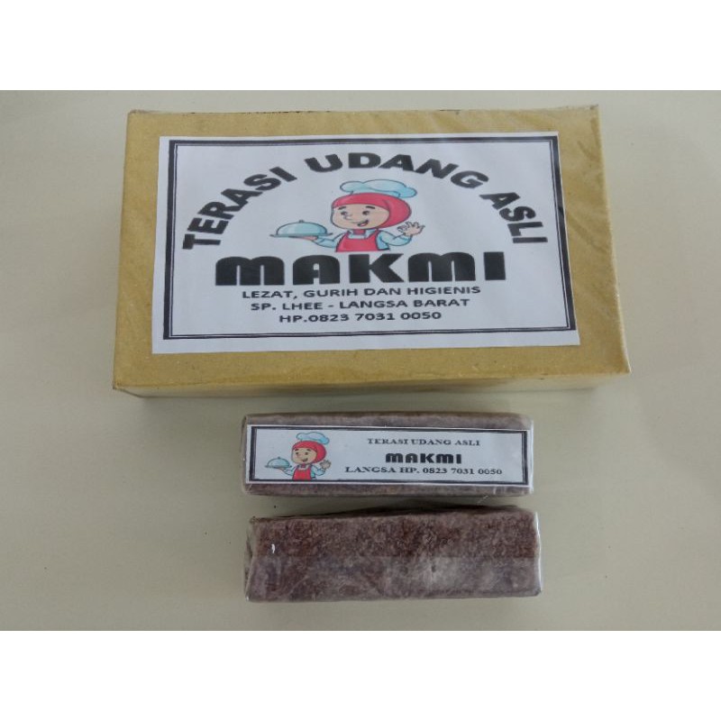 

Terasi Langsa 500 gram Kotak ( isi 6 pcs)