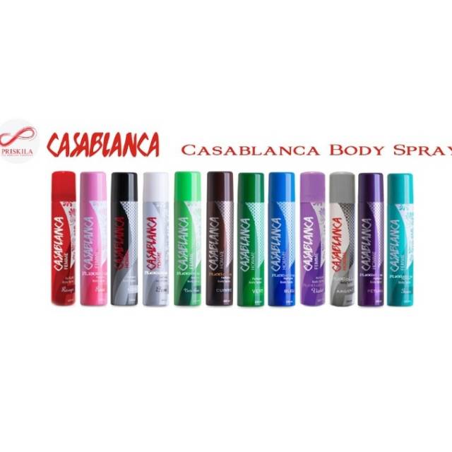 CASABLANCA Perfume  BODY SPRAY, 100 ML