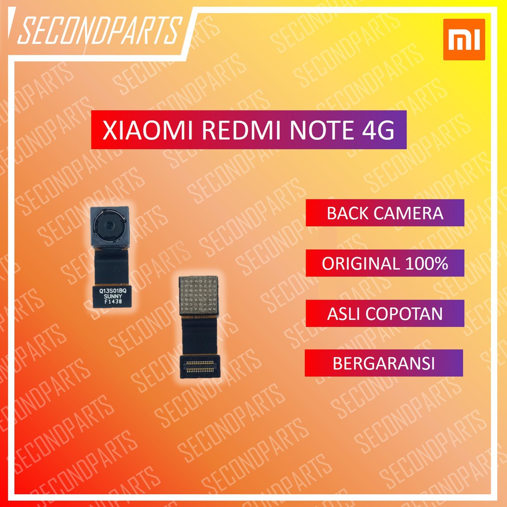 KAMERA BELAKANG XIAOMI REDMI NOTE 4G ORIGINAL COPOTAN