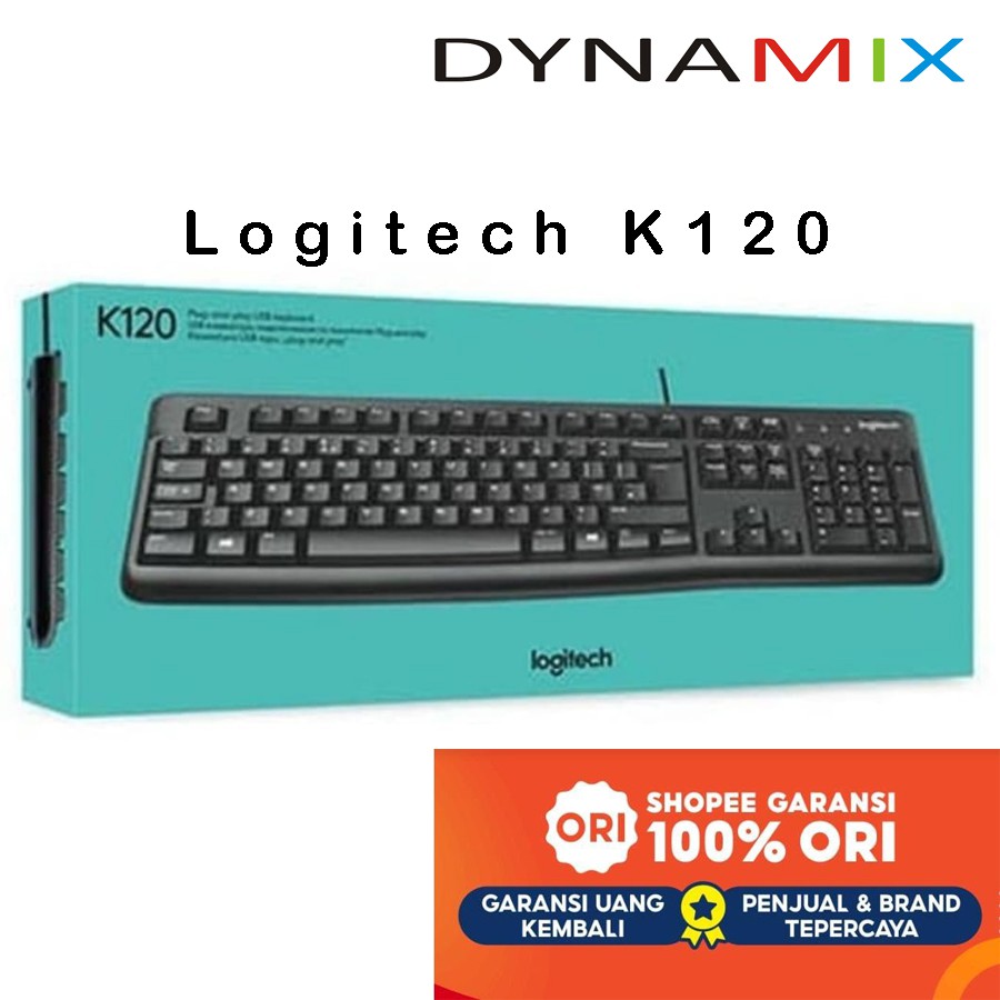 Logitech K120 USB Wired Keyboard | keyboard murah