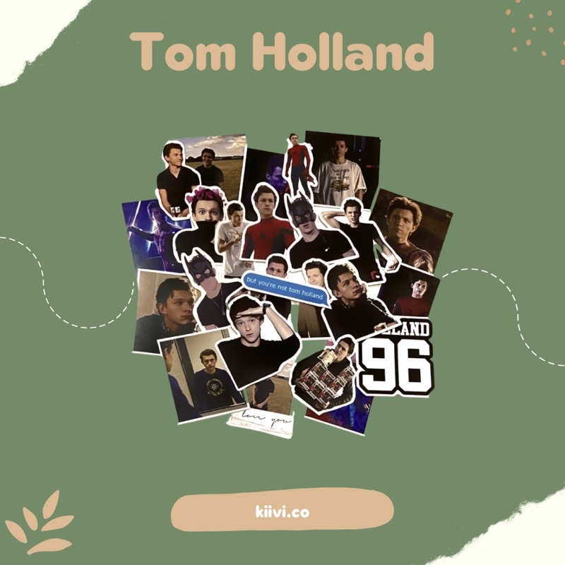 

[BELI 5 GRATIS 1] Tom Holland Sticker set/Stiker untuk Laptop,Case,Hp,Scrapbook DIY
