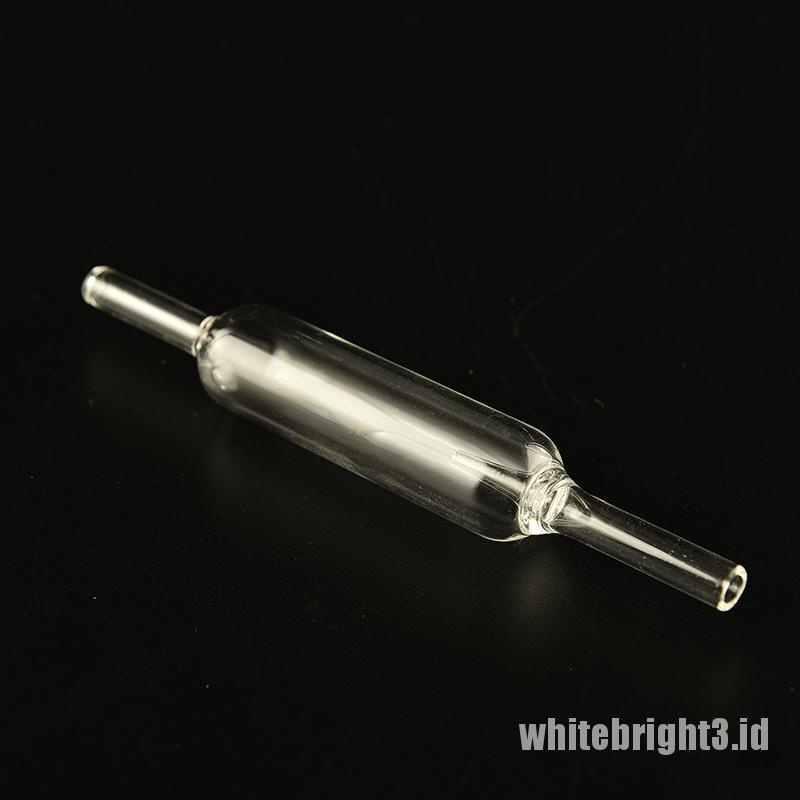 ❤White3 Warna Putih❤ Penghitung Gelembung CO2 Akuarium Ikan Hidup Nano Planted Bahan Kaca