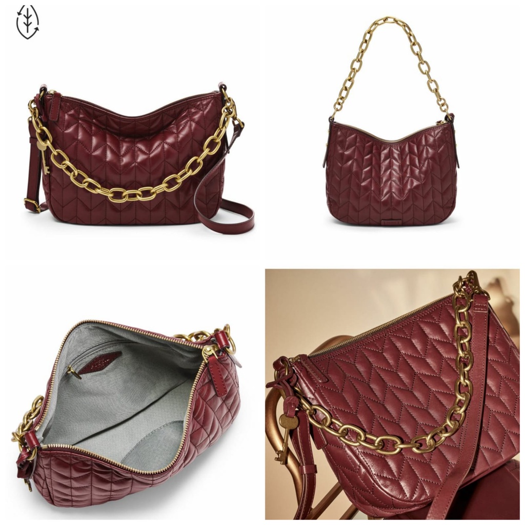 TasFossilOriginal Jolie Crossbody Wine New Original