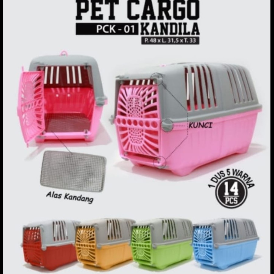 Pet Cargo Kandila PCK-01 Size Ukuran S Small Kucing Anjing Tas Carrier