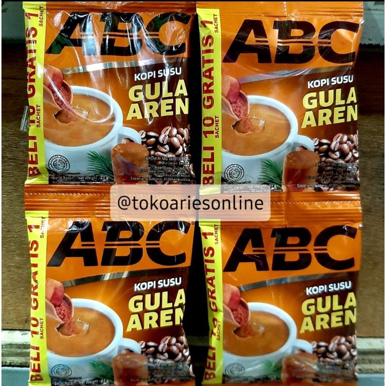

ABC Kopi Susu Gula Aren isi 10 + 1 pcs