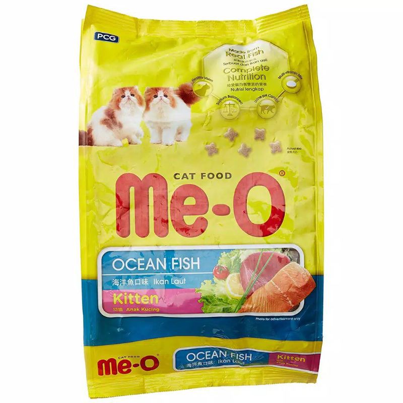 Me-o Kitten Ocean Fish 1,1kg Freshpack / Makanan Kucing / Cat Food