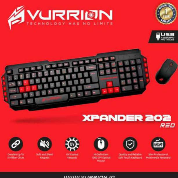 Jual Keyboard & mouse vurrion Murah