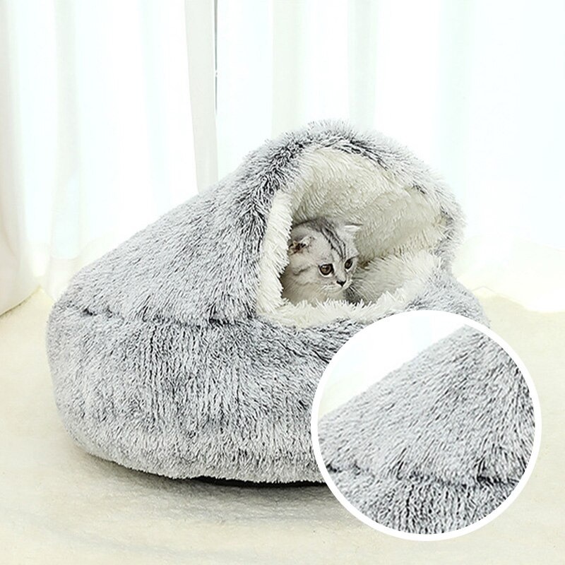 Aouin Tempat Tidur Kasur Hewan Peliharaan Kucing Anjing Cat Basket Size S - ACB01 - Gray