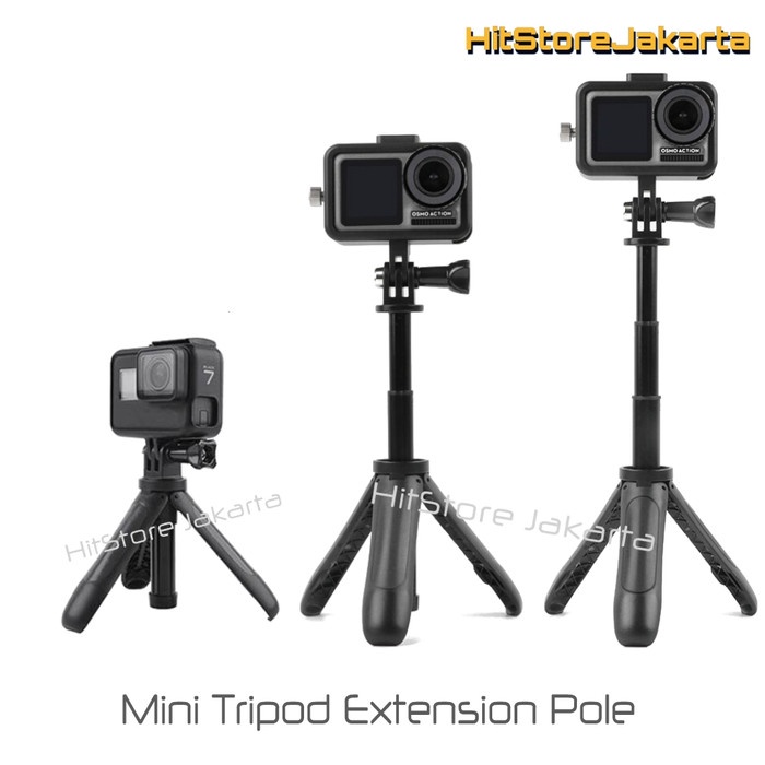 Tripod Mini Tripod Extension Pole GoPro Osmo Pocket Monopod Action Cam(P4I5) BISA COD Tripod Stand T