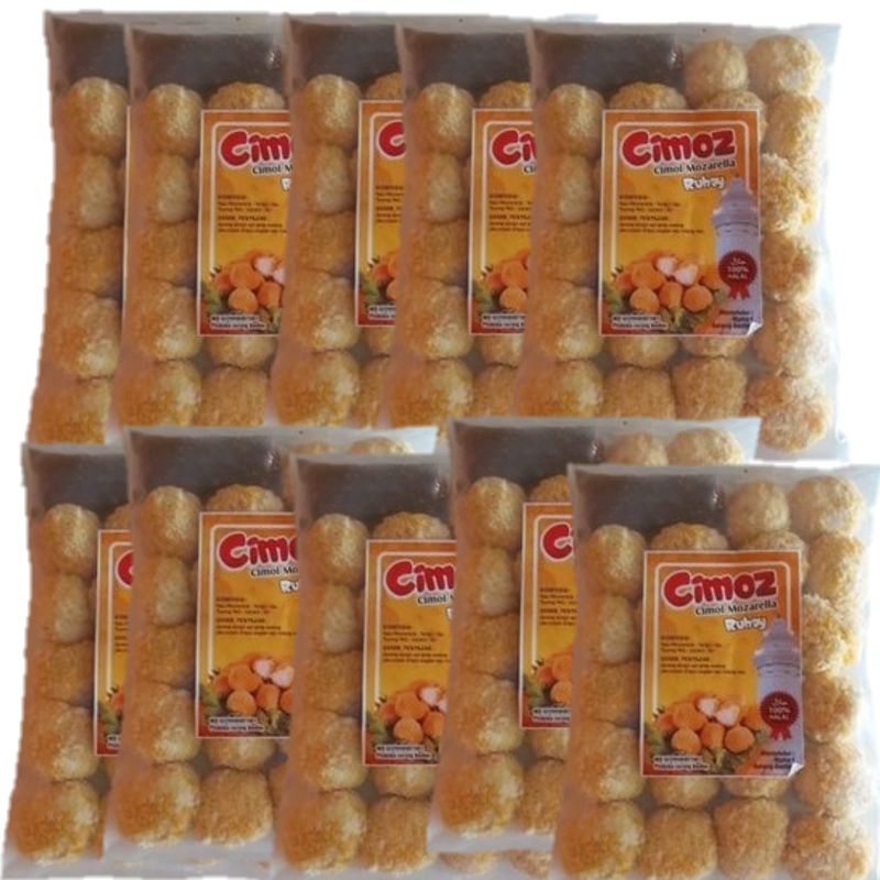 

Paket Cimoz Ruhay 10Pack Cimol Mozarella Frozen Fresh Food