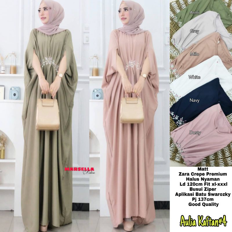 KAFTAN WANITA JUMBO PUTIH BUSUI CASUAL DRESS TERBARU 2022/KAFTAN WANITA MURAH MEWAH GLAMOR MODIS ELE