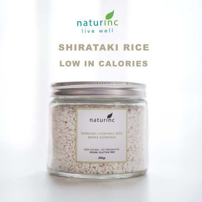 

NATURINC, SHIRATAKI KONNYAKU KONJAC KETO DIET NASI BERAS KONYAKU