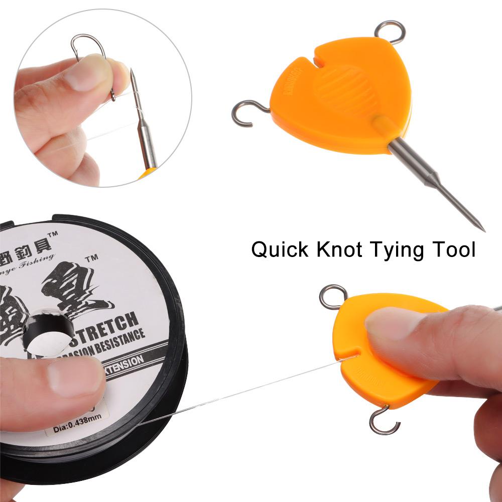 TOP Quick Knot Tying Tool Multifungsi Stainless Steel Snip Nippers Fly Fishing Clippers