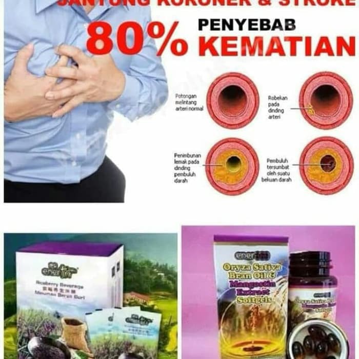DISKON -  Ener369 Oryza Sativa Bran Oil & Mangostin Extract Softgels
