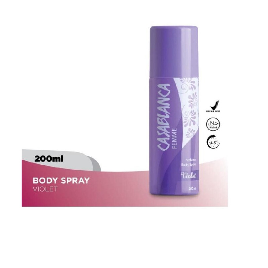 Casablanca Body Spray Violet 200ml