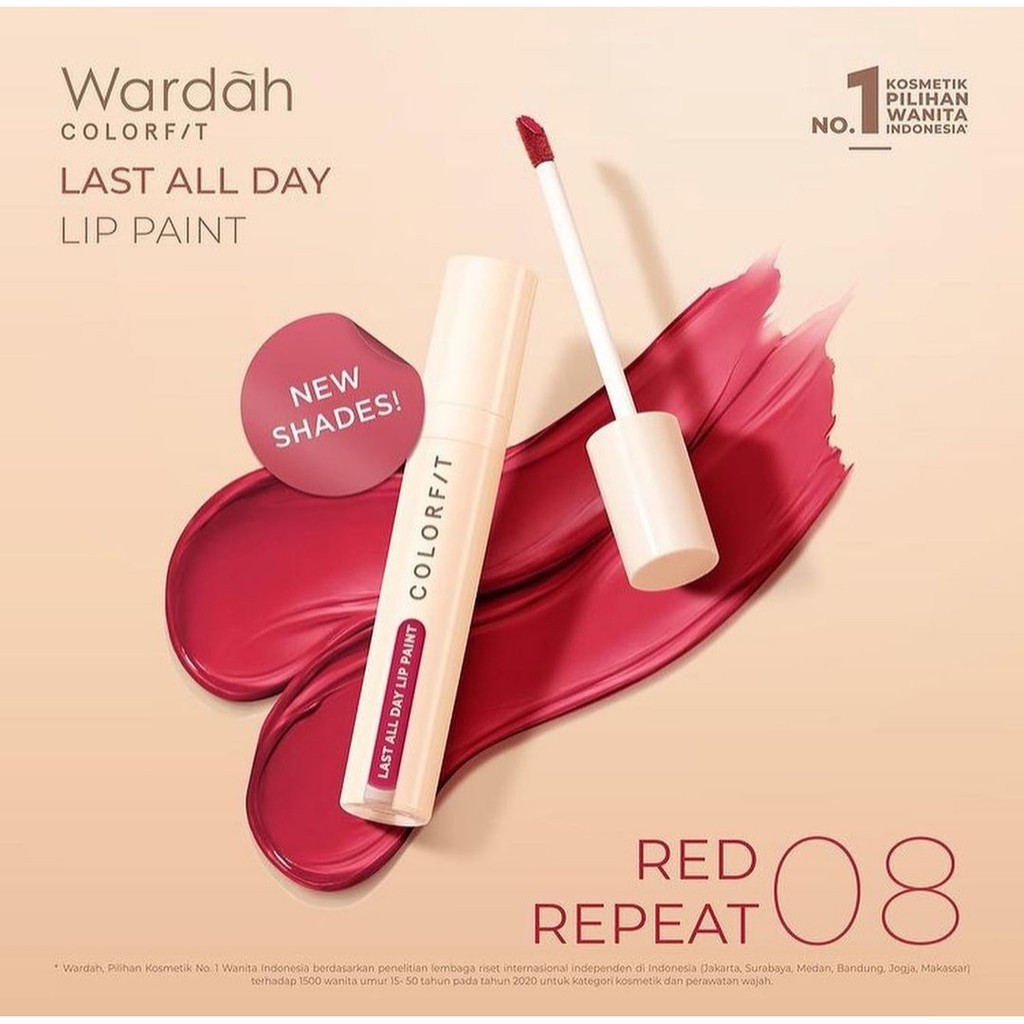 Wardah Colorfit Last All Day Lip Paint