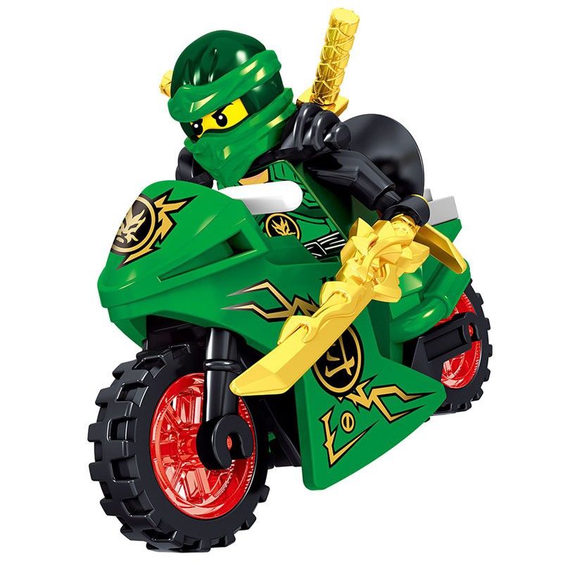 1 item lego ninjago bermotor dikirim random/acak