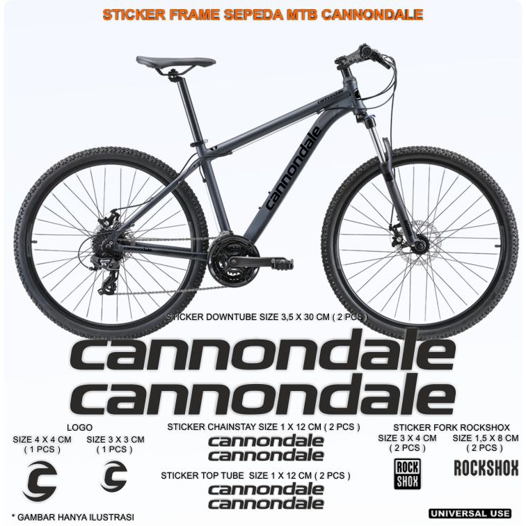 frame sepeda cannondale